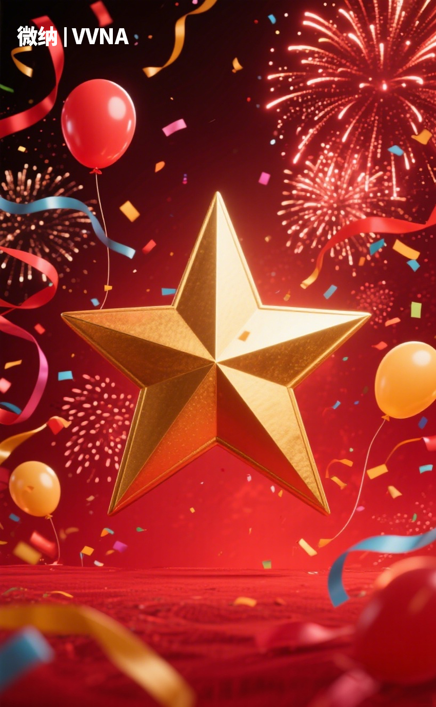 微纳（VVNA）与您一起预祝祖国生日快乐