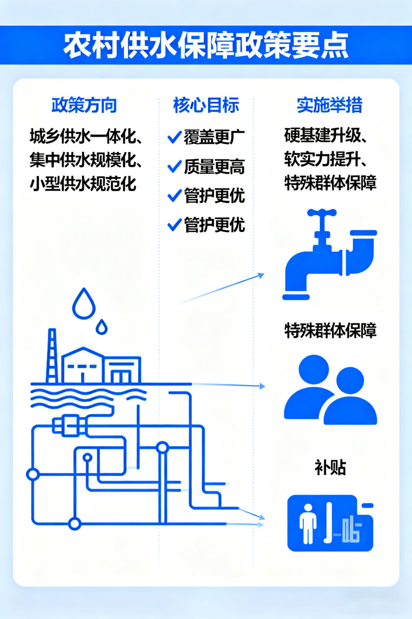 2025中央一号文件聚焦农村供水：从“有水喝”到“喝好水”，这些实惠送到农民家门口
