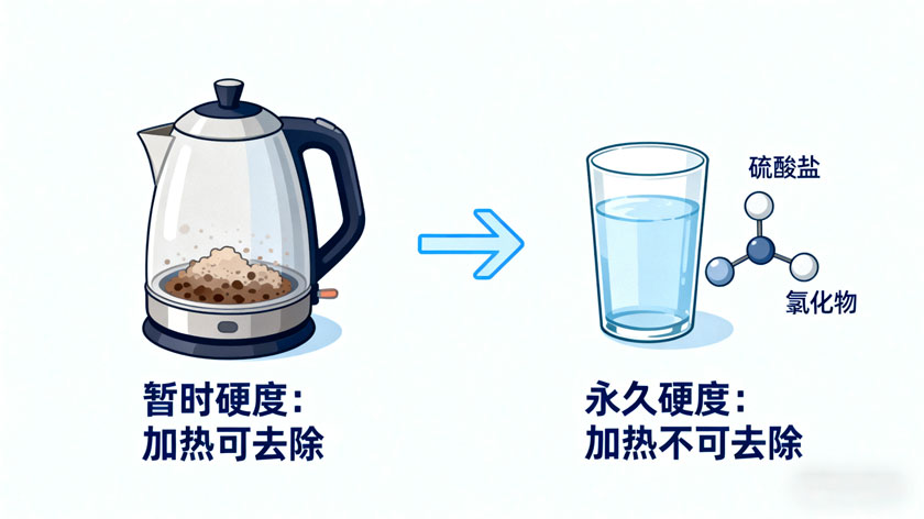 水的硬度暂时硬度永久硬度