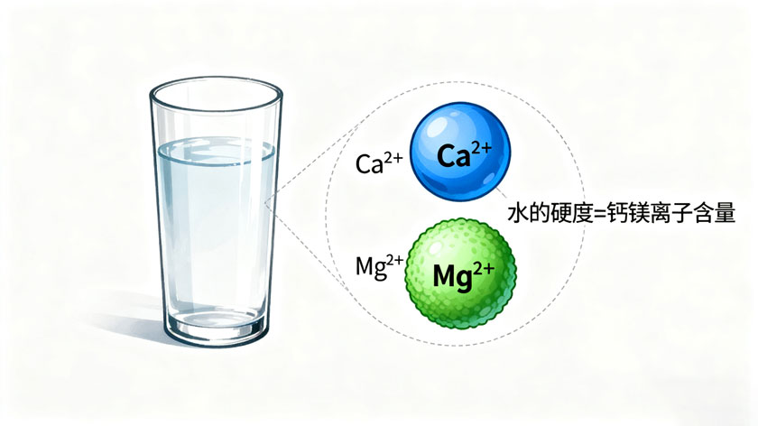 水的硬度为钙镁离子总和