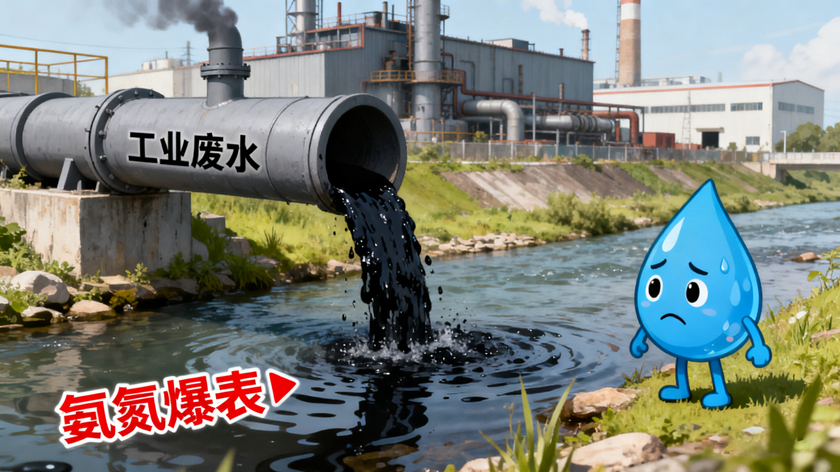 工业污水排放氨氮超标
