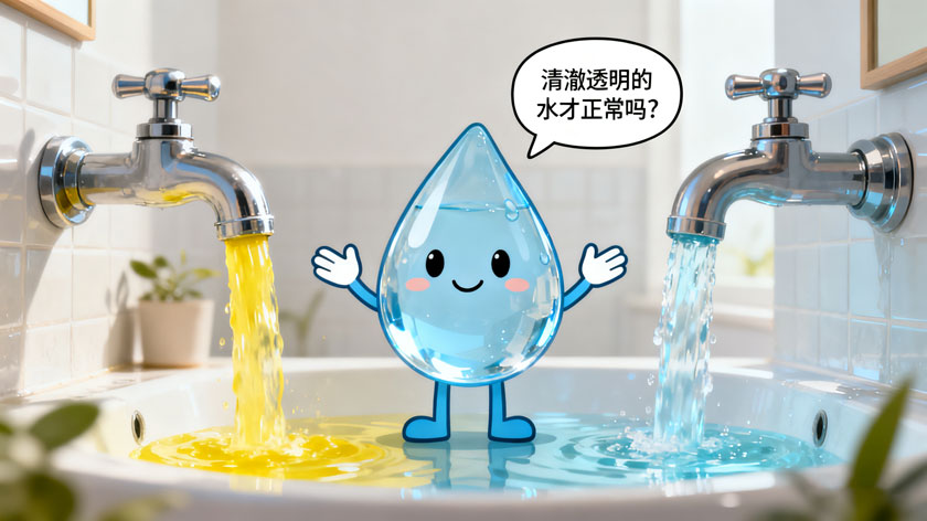 清澈透明的水才是正常的吗