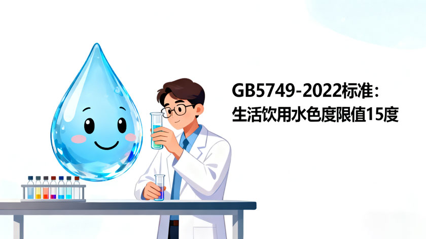 生活饮用水颜色限制15度