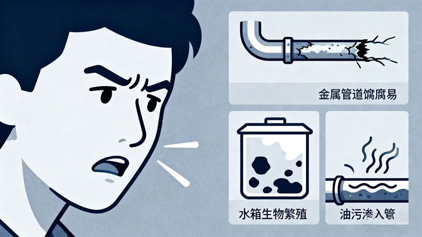 自来水发臭场景