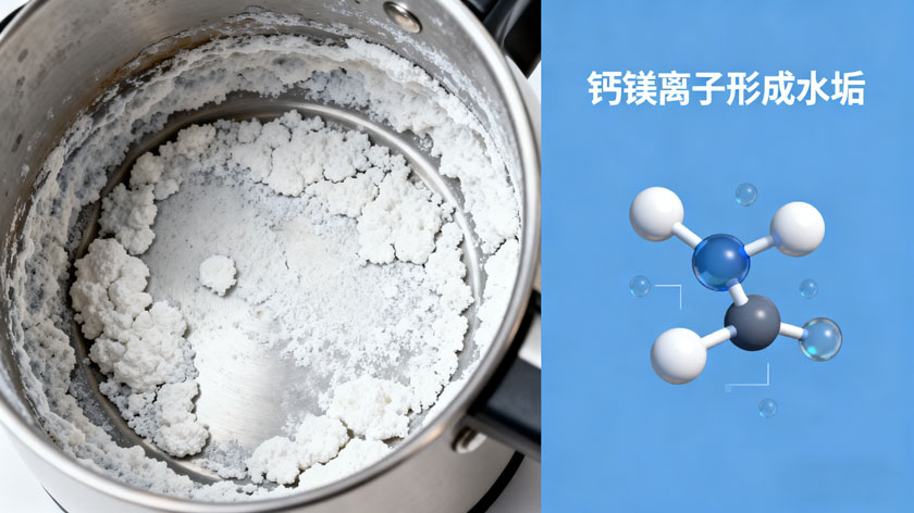 水垢形成及钙镁离子结晶过程