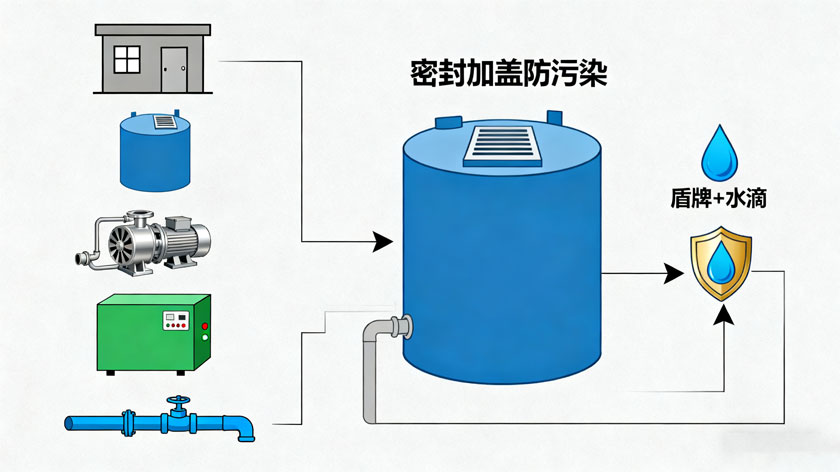 解析二次供水设施组成及联动关系