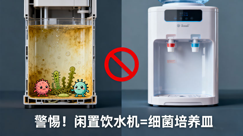 警惕，闲置饮水机等于细菌培养皿