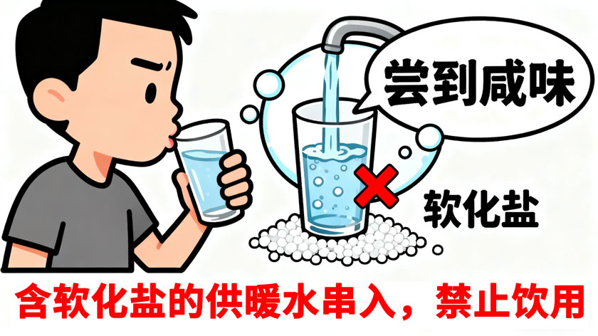 自来水带咸味，尝出咸味需重视
