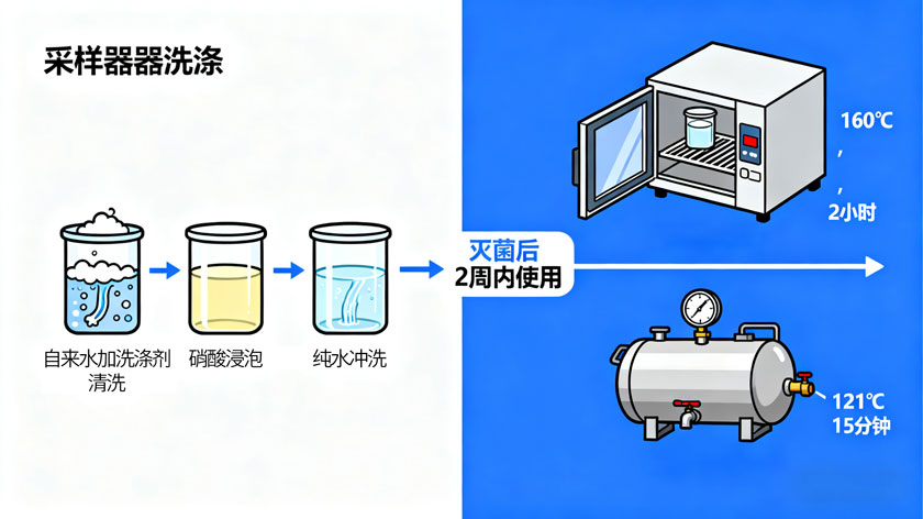 大肠埃希氏菌检测实操中的采样准备