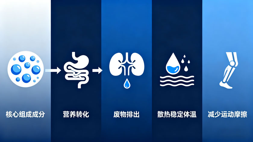 水对人体的五大重要作用