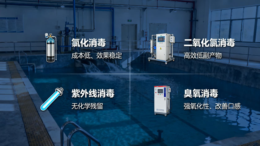 饮用水四大消毒方式对比