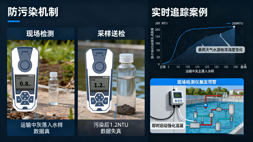 浑浊度现场检测-——-水质污染的-“敏感预警器”