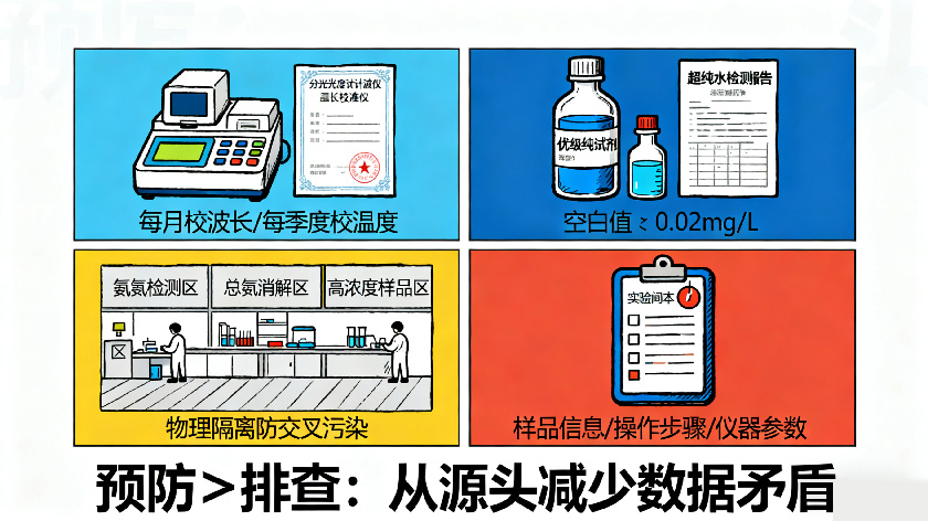 氨氮大于总氮日常预防措施