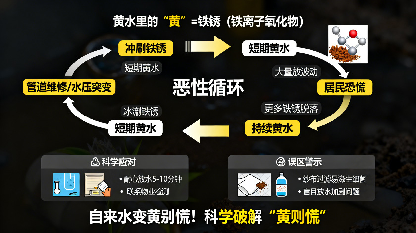 自来水变黄别慌！“黄则慌，慌则更黄”的真相揭秘