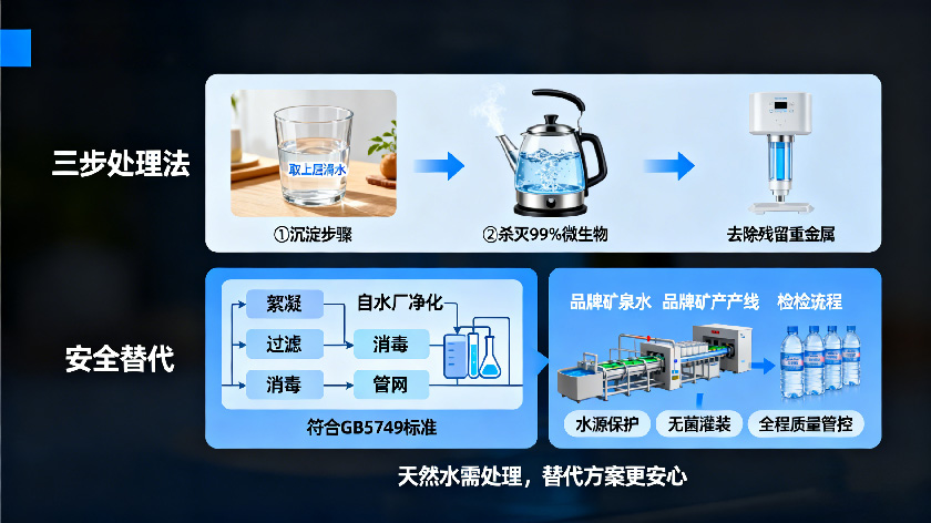 山泉水正确处理与安全替代方案对比图