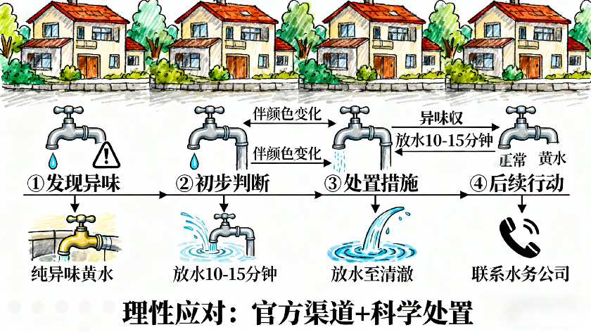 公众应对指南流程图