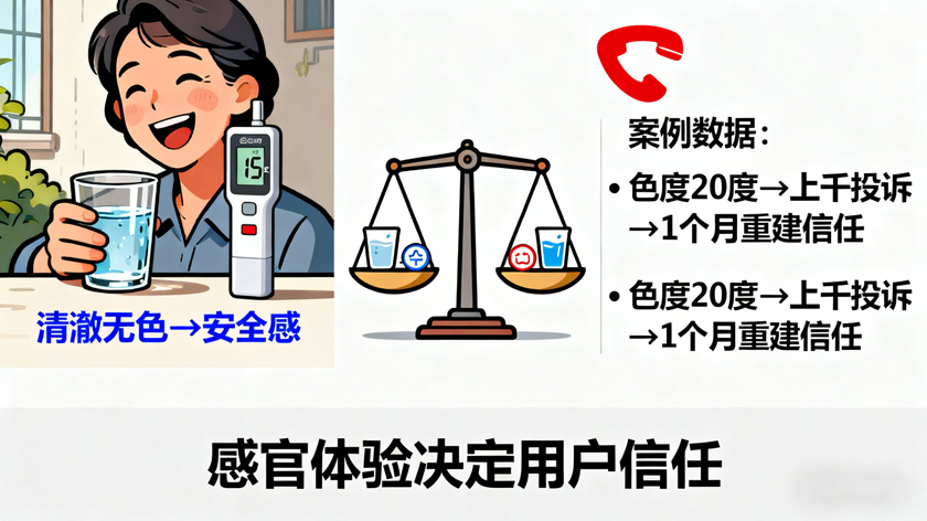 色度与用户信任关系示意图